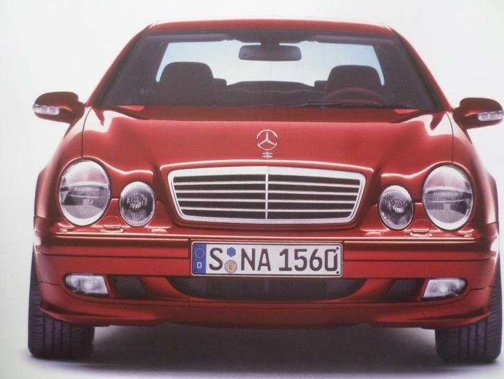 Mercedes 200 230 320 430 AMG CLK Coupe 2000 Brochure - FRANS, Boeken, Auto's | Folders en Tijdschriften, Mercedes, Ophalen