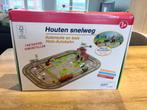 Houten snelwegbaan, Kinderen en Baby's, Speelgoed | Educatief en Creatief, Ophalen, Zo goed als nieuw