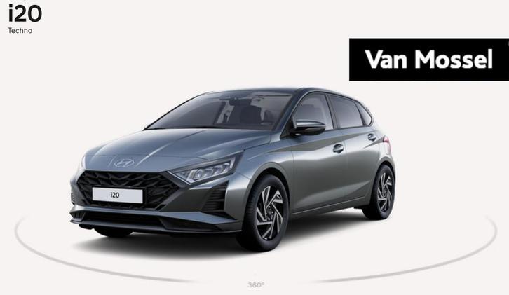 Hyundai i20 1.0 T-GDi 48V 7-DCT 74kW Techno, Auto's, Hyundai, Bedrijf, Te koop, i20, Airconditioning, Bluetooth, Centrale vergrendeling