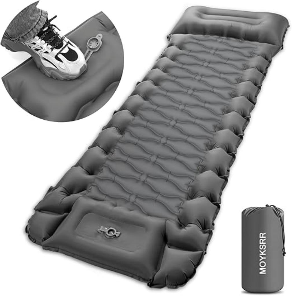 Matelas de camping gonflable | autogonflant | avec pompe à p