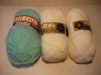 Laine à tricoter Phildar Steamer + Phildar Luxe bleu blanc, Laine ou Fils, Comme neuf, Enlèvement ou Envoi, Tricot ou Crochet