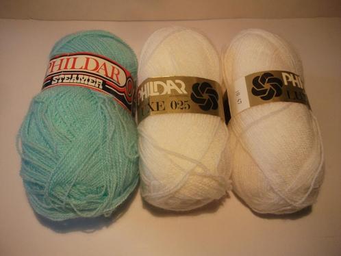 Laine à tricoter Phildar Steamer + Phildar Luxe bleu blanc, Hobby & Loisirs créatifs, Tricot & Crochet, Comme neuf, Tricot ou Crochet