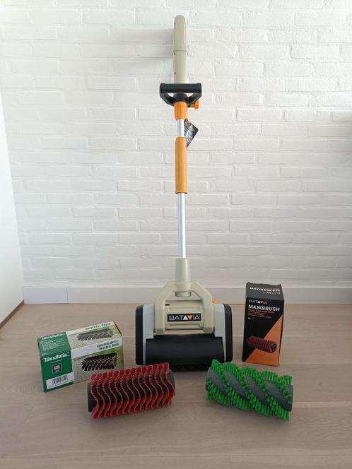 Batavia Maxxbrush Multiborstel 1020W met 3 borstels, Tuin en Terras, Veegmachines, Gebruikt, Ophalen