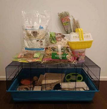 Hamsterkooi met toebehoren, Dieren en Toebehoren, Ophalen, Kooi