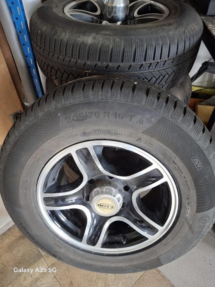 VELGEN MET BANDEN, Auto-onderdelen, Banden en Velgen, Band(en), Winterbanden, 16 inch, 245 mm, Terreinwagen, Nieuw, Ophalen