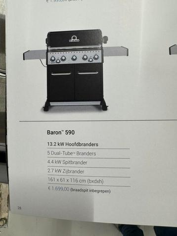 Splinternieuwe 5 brander bbq Broilking nog in doos, Enlèvement, Neuf