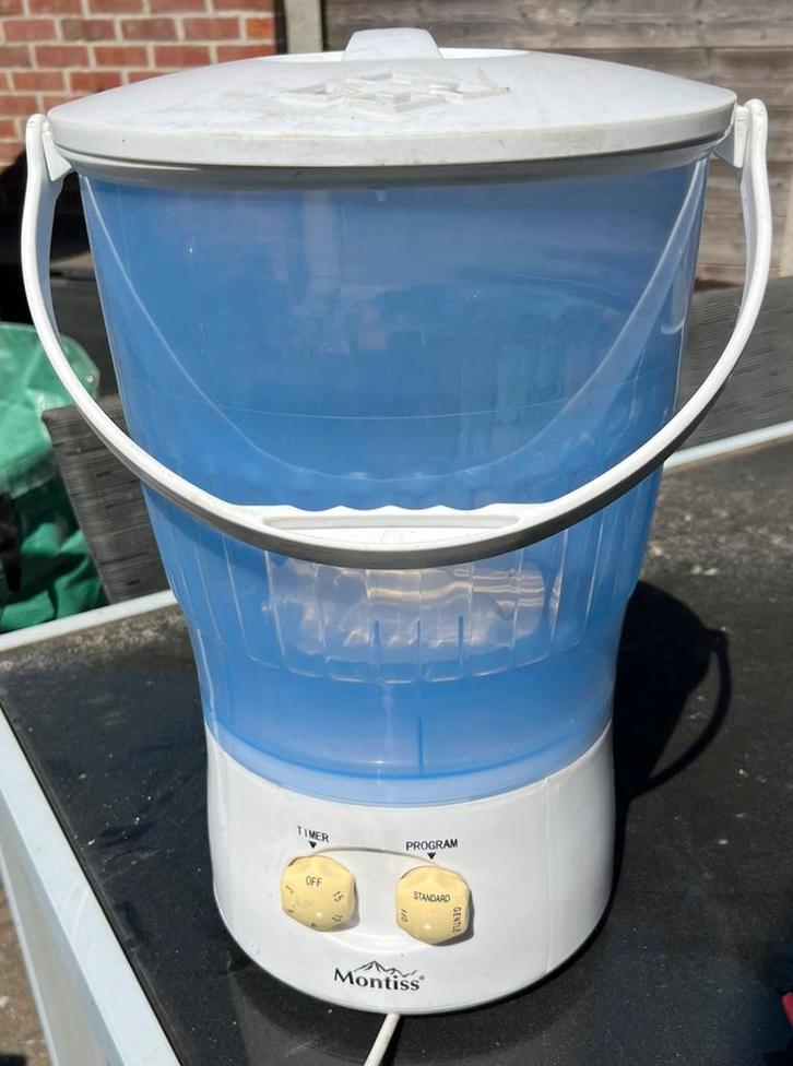 Montiss mini wasmachine - camping, Caravans en Kamperen, Kampeeraccessoires, Zo goed als nieuw, Ophalen of Verzenden