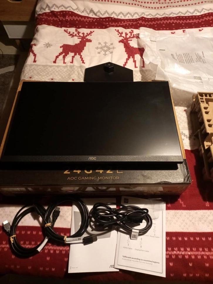 AOC Gaming Monitor 24" 180Hz (24G42E) - DEFECT / ONDERDELEN, Computers en Software, Monitoren, Niet werkend, 151 t/m 200 Hz, HDMI