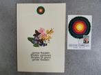 Gentse floralien 1970 - kaart en boek - flora, Postzegels en Munten, Ophalen of Verzenden, Gestempeld