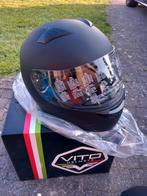 Helm Vito matzwart maat Medium SPLINTERNIEUW!!! 🏍, Motoren, M, Dames, Ophalen of Verzenden, Integraalhelm