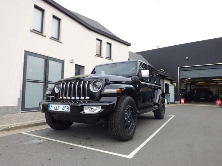 Jeep Wrangler *Black-Exclusive Edition *6900km*Phev, Auto's, Jeep, Bedrijf, Te koop, Wrangler, ABS, Achteruitrijcamera, Airbags