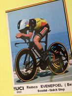 Wielerkaart 2023 team quick step remco evenepoel signe, Sport en Fitness, Wielrennen, Verzenden