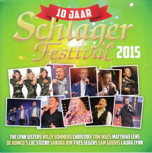 10 jaar Schlagerfestival in 2015, CD & DVD, CD | Chansons populaires, Envoi