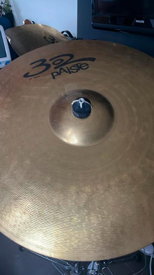 Sonor floor tom met ride paiste en twee kleine toms, Muziek en Instrumenten, Drumstellen en Slagwerk, Gebruikt, Sonor, Ophalen