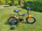 Kinderfietsje met steunwieltjes maat 12, Ophalen, Gebruikt