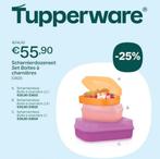 Tupperware set scharnierdozen, Huis en Inrichting, Keuken | Tupperware, Nieuw, Ophalen of Verzenden