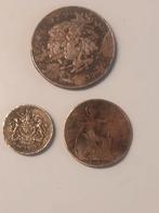 Antiek 3 Britse Munten ( 1913, 1983 en 1981 ( lady Diana), Postzegels en Munten, Ophalen of Verzenden