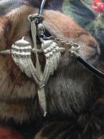 Mooie ketting engelenvleugels, Ophalen of Verzenden, Zo goed als nieuw, Zilver, Overige materialen