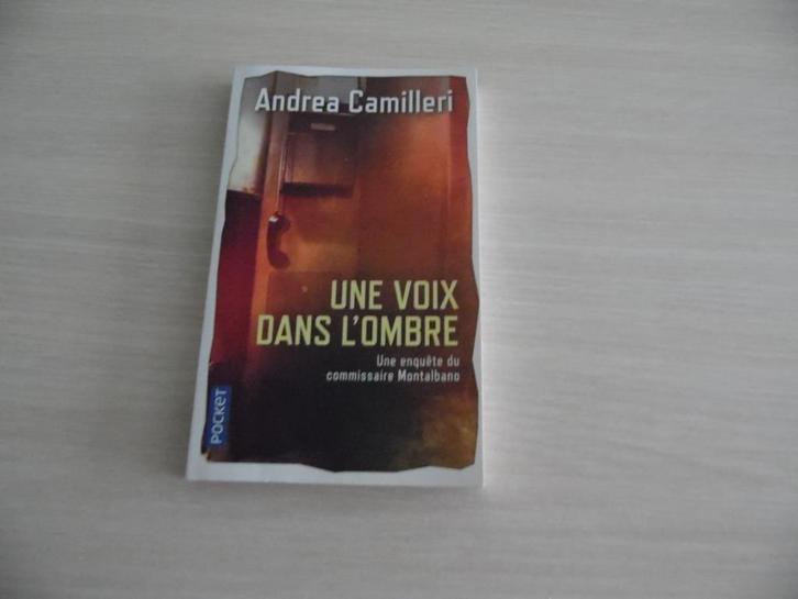 UNE VOIX DANS L'OMBRE       ANDREA  CAMILLERI, Boeken, Detectives, Zo goed als nieuw, Ophalen of Verzenden