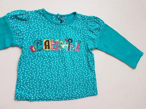 CATIMINI - T-shirt turquoise à pois - T.18 mois/80 cm, Enfants & Bébés, Vêtements de bébé | Taille 80, Utilisé, Fille, Chemisette ou Manches longues