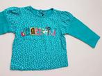 CATIMINI - T-shirt turquoise à pois - T.18 mois/80 cm, Meisje, Shirtje of Longsleeve, Gebruikt, Ophalen of Verzenden