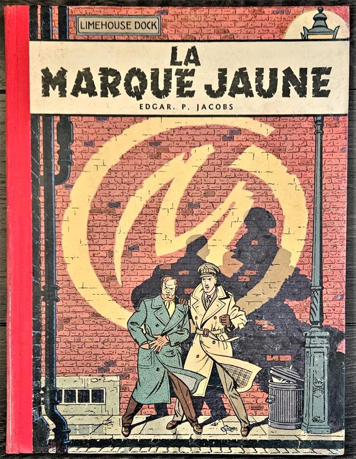 Blake et Mortimer La Marque Jaune eo 1956, Boeken, Stripverhalen, Gelezen, Eén stripboek, Ophalen of Verzenden