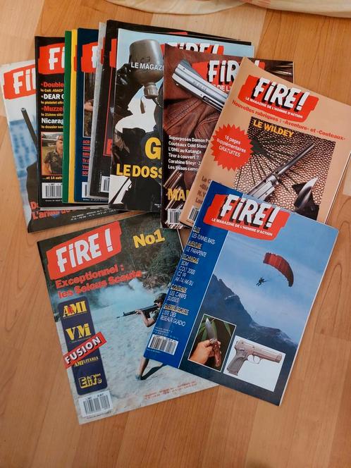 FIRE magazine Belgische wapens nieuwe serie - complete colle, Verzamelen, Complete verzamelingen en Collecties, Ophalen