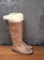 Bottes beiges en laine, Enlèvement ou Envoi, Beige, Porté, Bottes hautes
