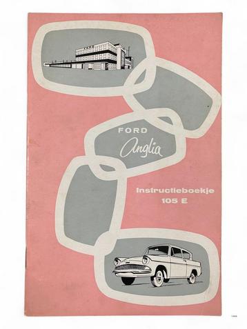 Ford Anglia 105E Handleiding Instructieboekje 1959 Origineel