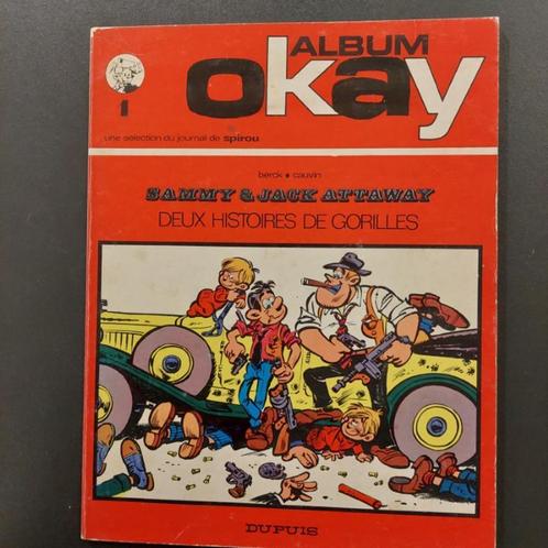 SAMMY - deux histoires de gorilles - 1é editon okay 1972, Boeken, Stripverhalen, Ophalen of Verzenden