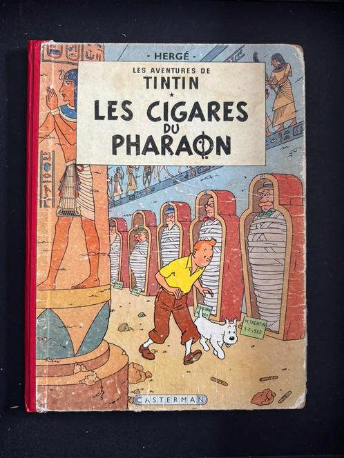 Ancienne bd Tintin les cigares du pharaon eo belge, Boeken, Stripverhalen, Ophalen of Verzenden