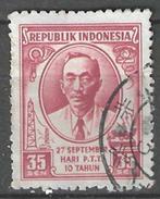 Indonesie 1955 - Yvert 102 - Indonesische Post - Suharto (ST, Verzenden, Gestempeld