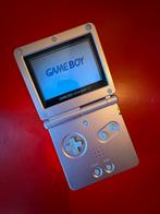 Gameboy advance SP met games, Games en Spelcomputers, Spelcomputers | Nintendo Game Boy, Game Boy Advance SP, Zo goed als nieuw