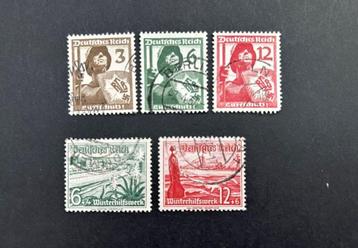 Serie postzegels Duitse rijk uitgave 1937 beschikbaar voor biedingen