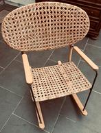 Rotan schommelstoel, Ophalen, Riet of Rotan, Bruin, Bohemian