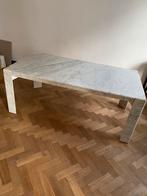 Carrara-marmeren eettafel in brutalistische stijl, Antiek en Kunst, Ophalen