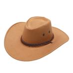 Western Cowboy Hoed Grote- Rand Camel (Nieuw), Vêtements | Hommes, Chapeaux & Casquettes, Chapeau, Enlèvement ou Envoi, 57 cm (M, 7⅛ pouces) ou moins