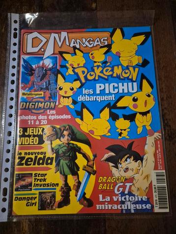 d.mangas N 473 : Dragon ball, pokemon ,digimon, zelda, Enlèvement ou Envoi, Utilisé