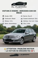 Mercedes Benz C200 (motorprobleem), Auto's, Euro 5, Achterwielaandrijving, Zwart, 4 cilinders