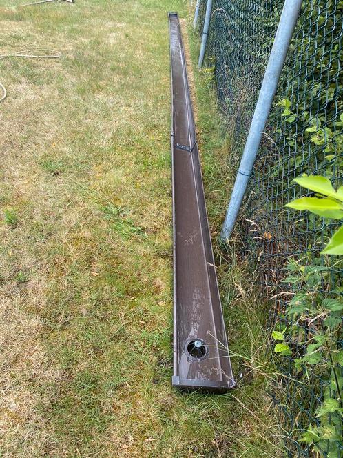 Dakgoot met haken, Doe-het-zelf en Bouw, Buizen en Afvoer, Zo goed als nieuw, Dakgoot, PVC, Ophalen