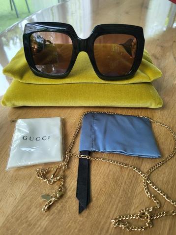 Gucci zonnebril GG Oversized square acetate beschikbaar voor biedingen
