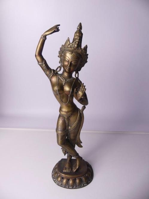 boeddhistische godin messing, tara vitarka mudra, Antiek en Kunst, Kunst | Niet-Westerse kunst, Ophalen of Verzenden