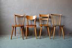 Lot de 4 chaises dépareillées vintage scandinave, Ophalen