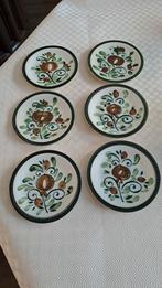 Boch 6 assiettes a desert modéle Argenteuil, Enlèvement