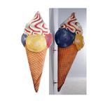 Hangend schepijsje XXL 215 cm - gevel ijsje schepijs, Ophalen, Nieuw