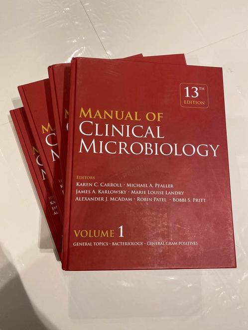 Manual of Clinical Microbiology, 4 Volume Set, Livres, Livres d'étude & Cours, Comme neuf