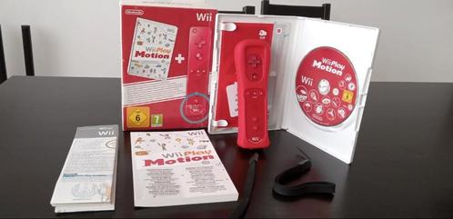 Wiimote Motion Plus + Wii Play Motion, Games en Spelcomputers, Spelcomputers | Nintendo Consoles | Accessoires, Zo goed als nieuw