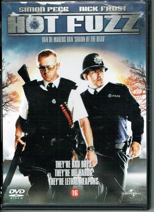 Hot Fuzz (2007) : Simon Pegg - Nick Frost, CD & DVD, DVD | Comédie, Comme neuf, Comédie d'action, Tous les âges, Enlèvement ou Envoi