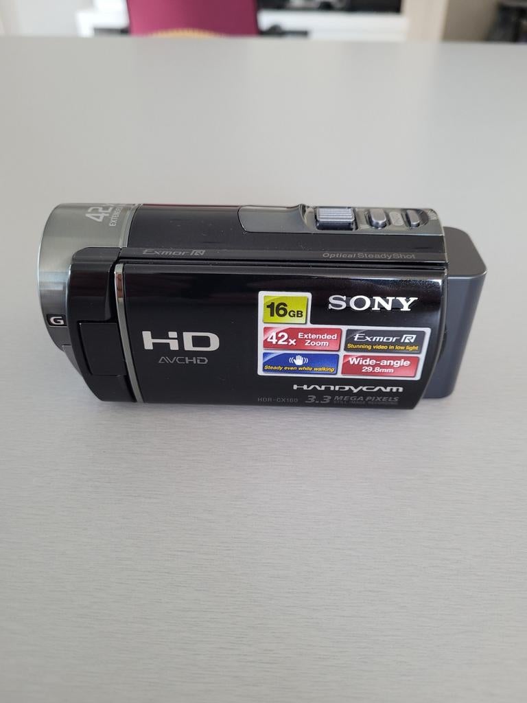 Sony HDR-CX160E camera, Ophalen, Camera, Sony