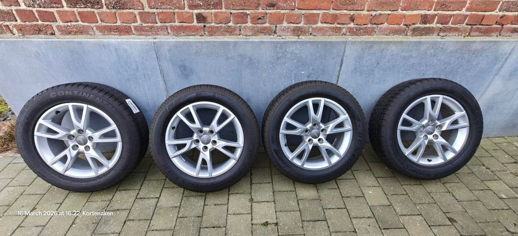 Originele 17" Audi Q3 velgen, Ophalen, Winterbanden, Band(en)